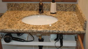 Hair Dryer & Flat Iron Storage
