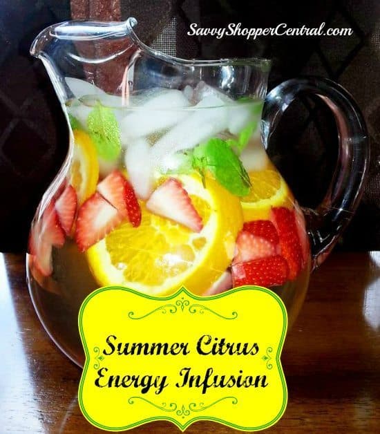 Spa Water Recipe: Summer Citrus Energy Infusion