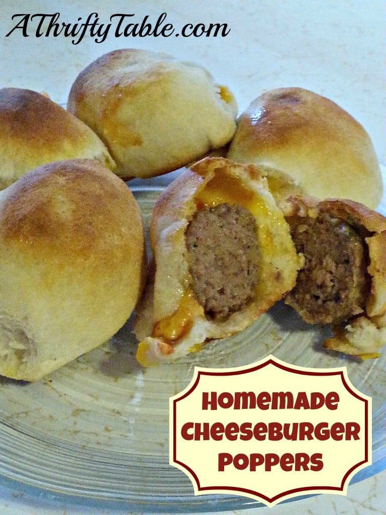 Homemade Cheeseburger Poppers