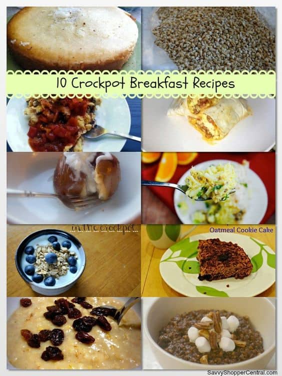 Crockpot Breakfast & Other Quick Breakfast Ideas