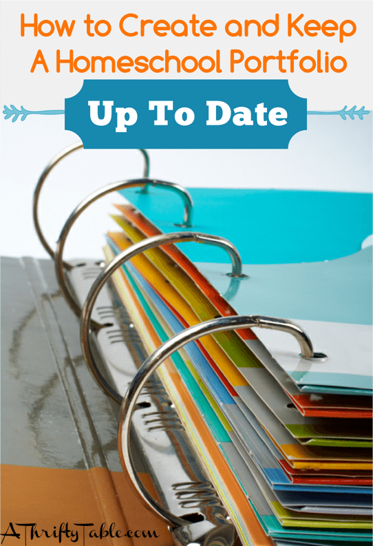 Create a Homeschool Portfolio