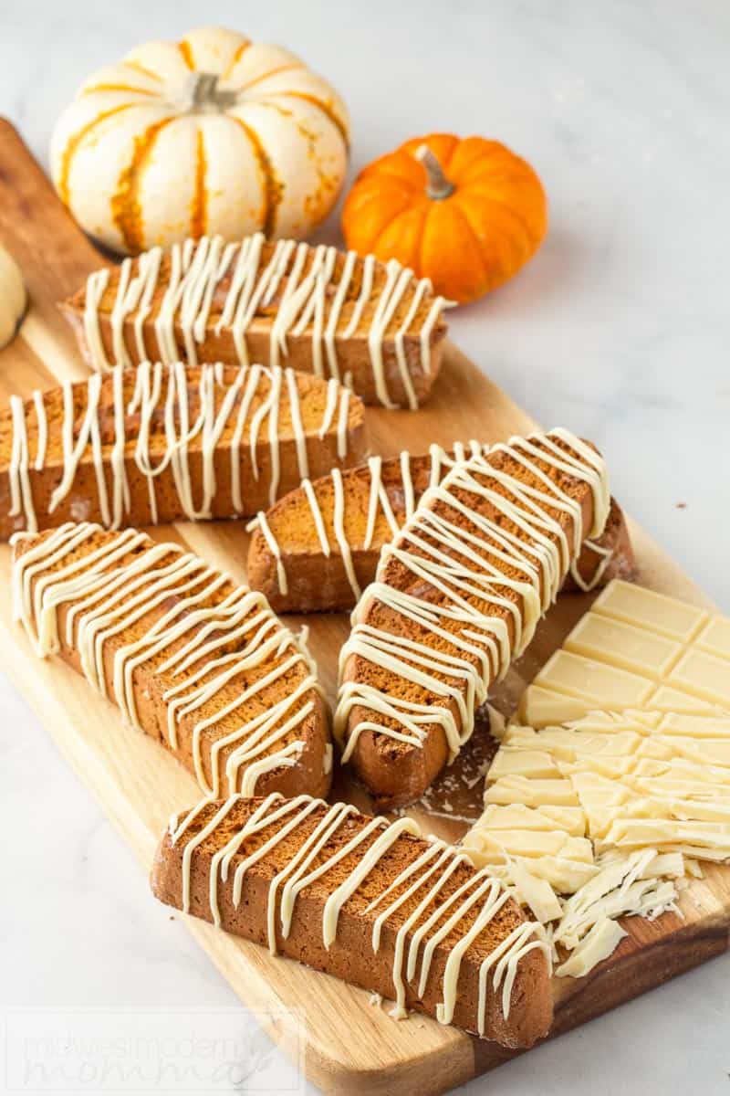 White Chocolate Pumpkin Biscotti Recipe