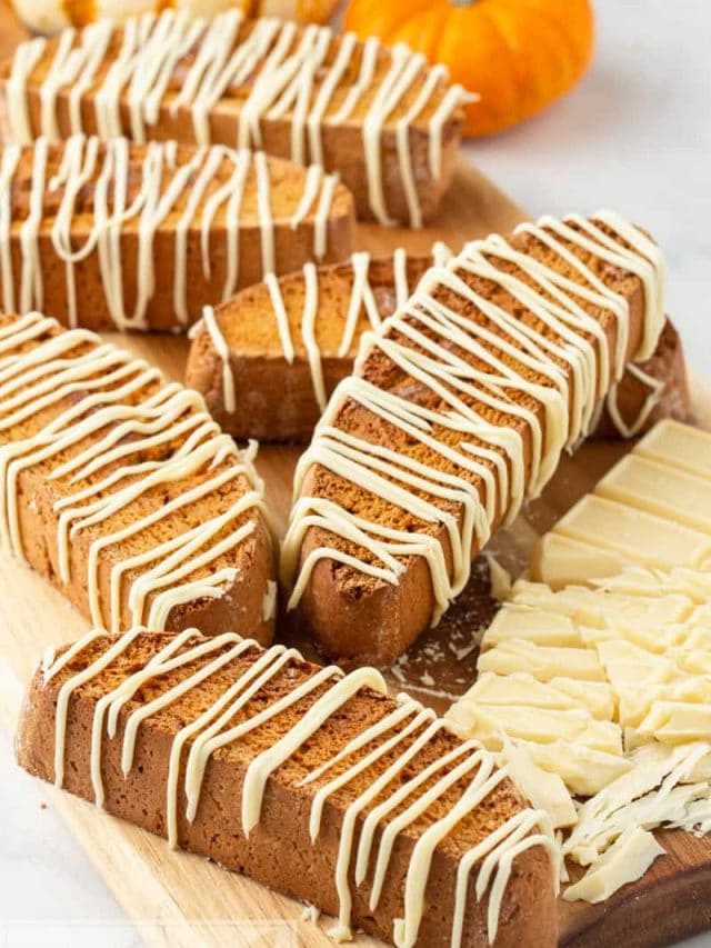 White Chocolate Pumpkin Biscotti Story