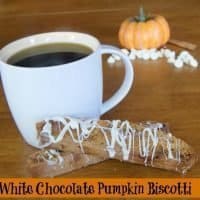 White Chocolate Pumpkin Biscotti