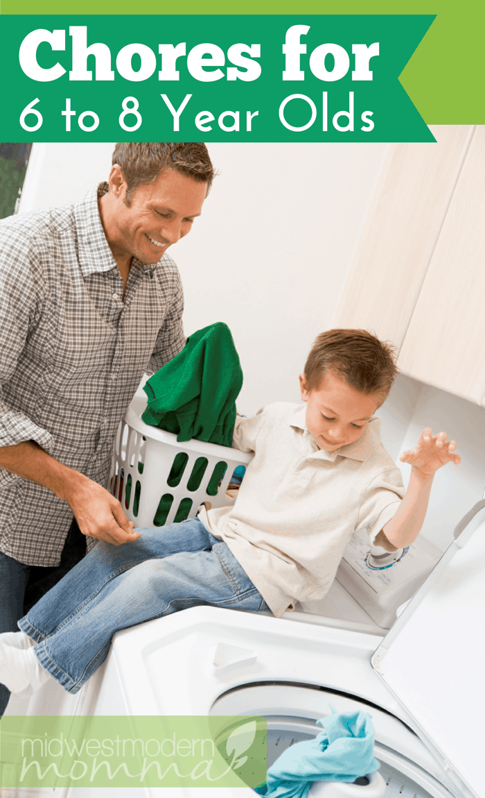 Age Appropriate Chores For 6 to 8 Year Olds