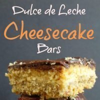 Dulce De Leche Cheesecake Bars