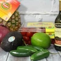 Ingredients for Pineapple Salsa