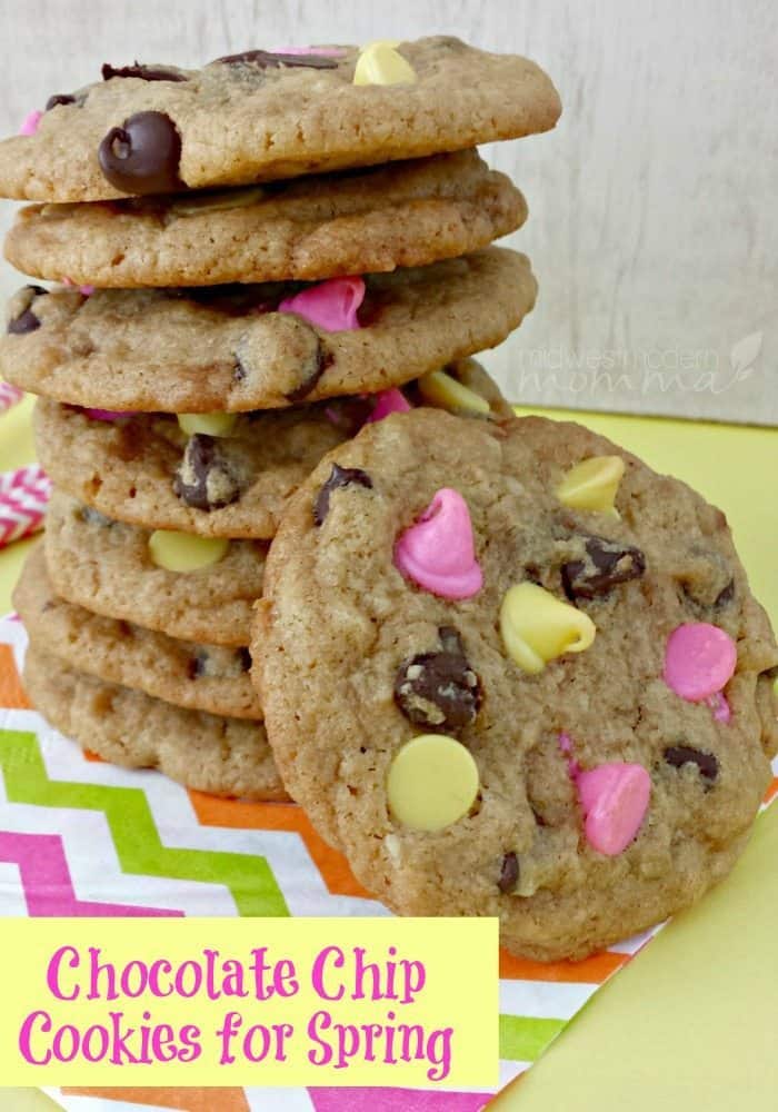 Spring Chocolate Chip Cookies