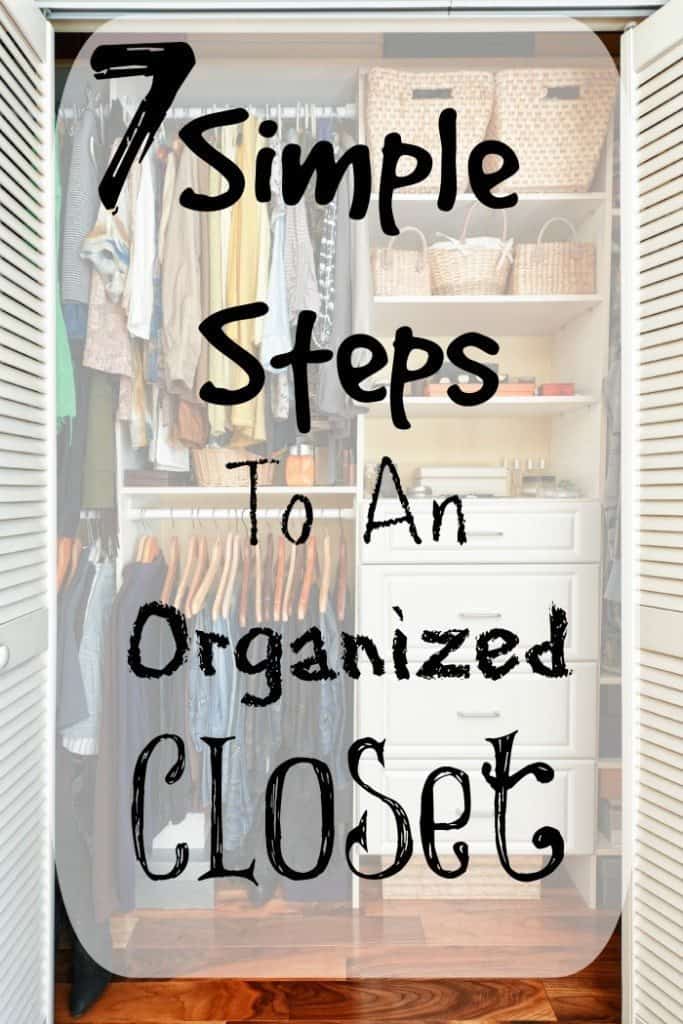 Organizing the Closet in 7 Easy Steps
