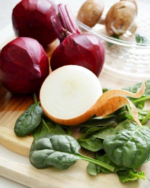 Beet and Haddock Ingedients