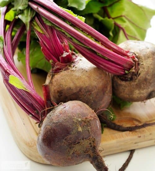 Beets for Haddock over Beet Puree