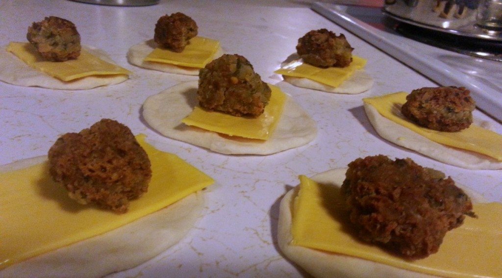 Sausage Cheese Popper Process