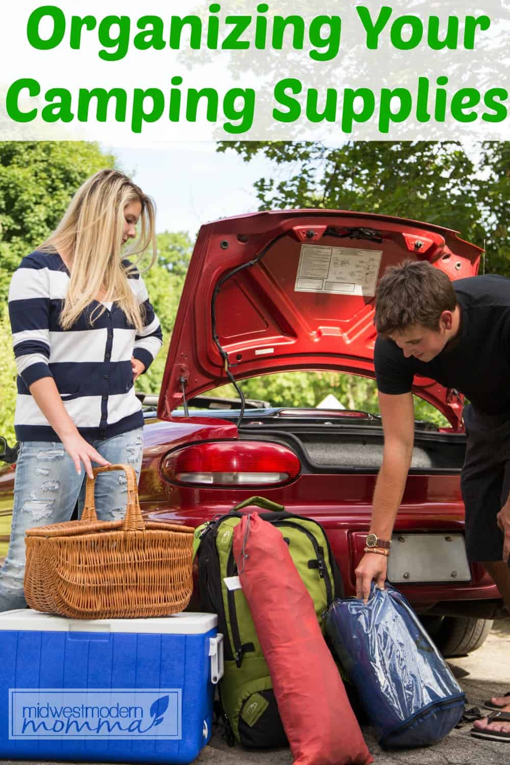 Organizing Your Camping Supplies | Day 4 of 31 Days to An Organized Home for Homeschool Moms