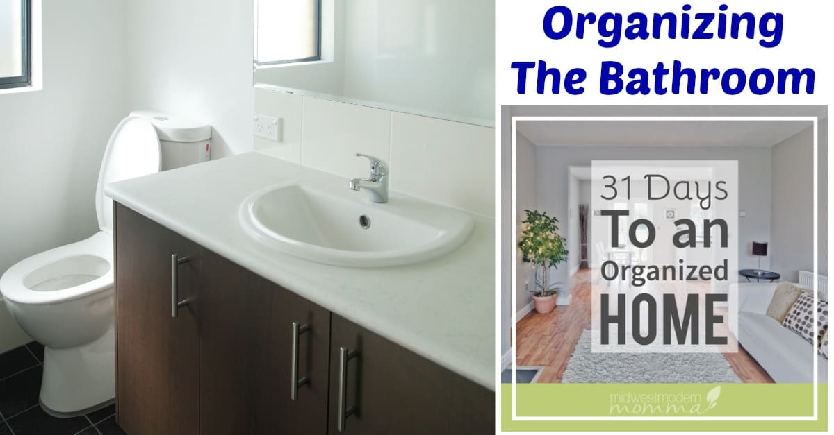 Use these 5 tips for organizing your bathroom & keeping it that way!