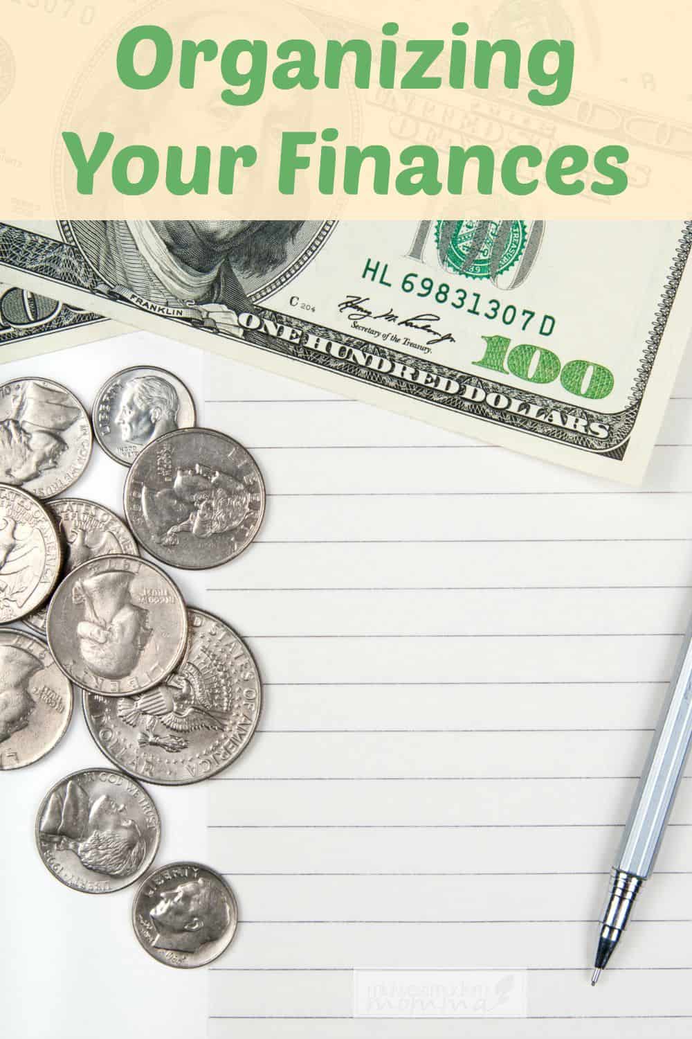 Tips for Organizing Your Finances | Part of the 31 Days to an Organized Home