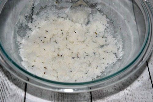 Homemade Lavender Body Scrub Step 4