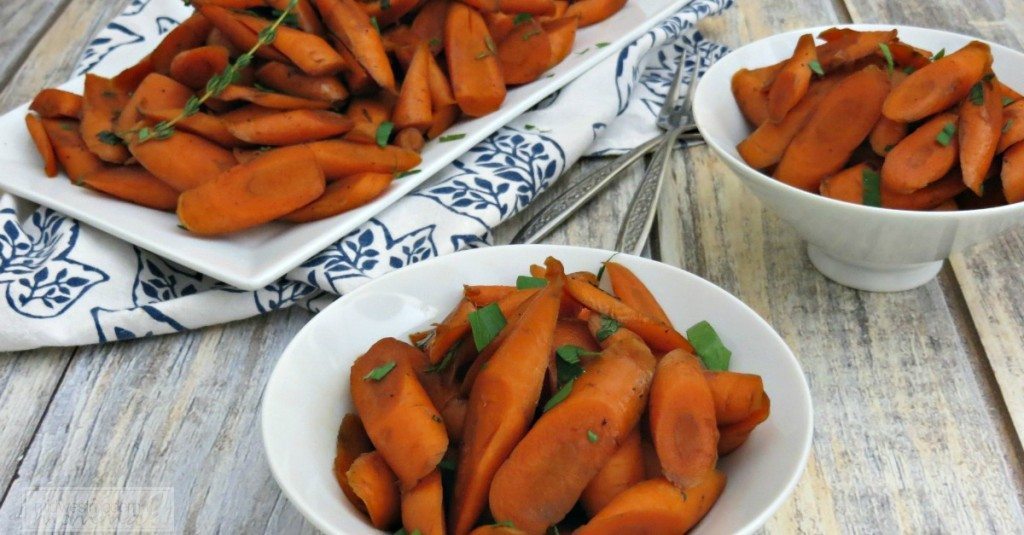 Balsamic Maple Glazed Carrots