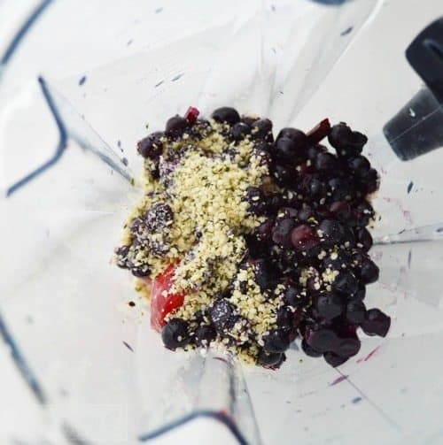 Beet Berry Smoothie in the Blender