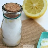 Homemade Lemon Bath Salt lemons