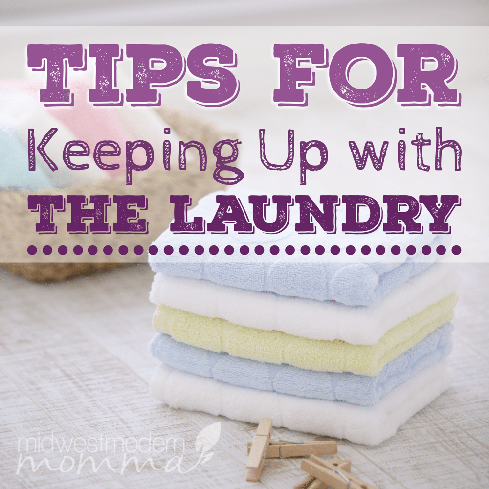 Mount Laundry getting the best of you? Try these tips for keeping up with the laundry today!