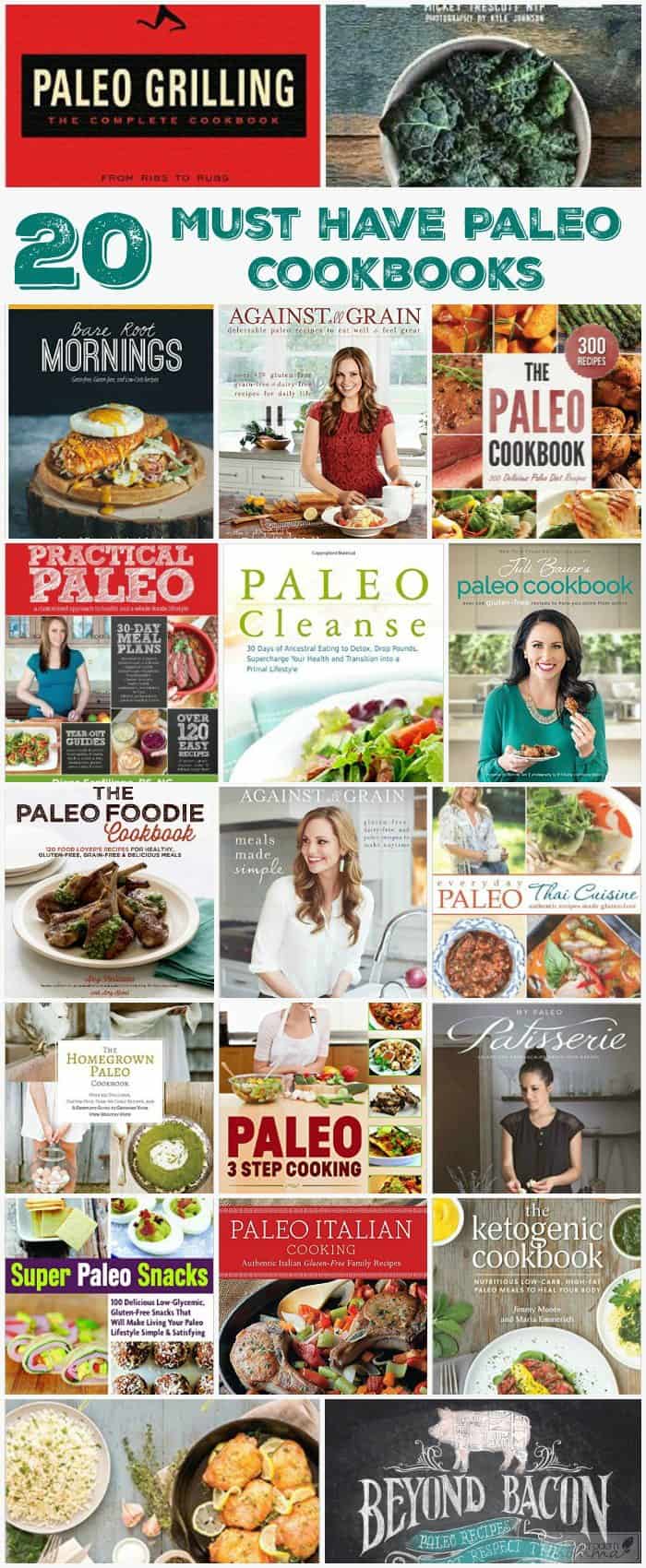 Paleo Meals are never easier than when using amazing recommend Paleo Cookbooks like this list! Perfect for gifting or buying for your own use!