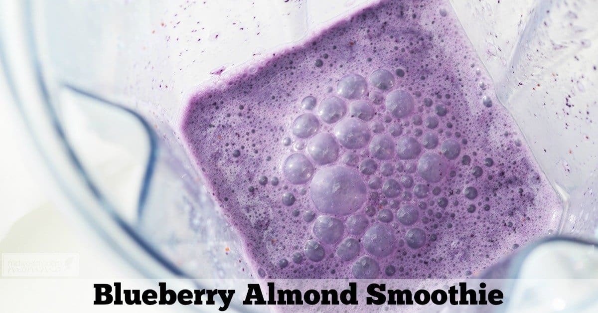 Almond Milk Smoothies are a great nutritious Paleo breakfast! This Blueberry Almond Milk Smoothie is a favorite that is full of antioxidant health benefits!