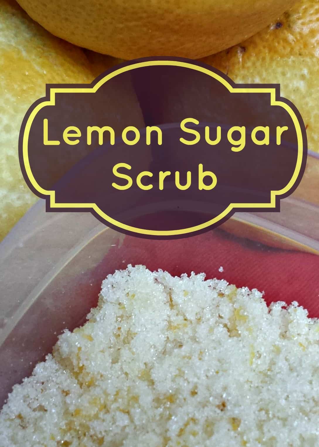Homemade Sugar Scrub: Everyone loves this Lemon Homemade Sugar Scrub Recipe! It's so bright and refreshing, and super easy to make. A great budget friendly way to pamper yourself!