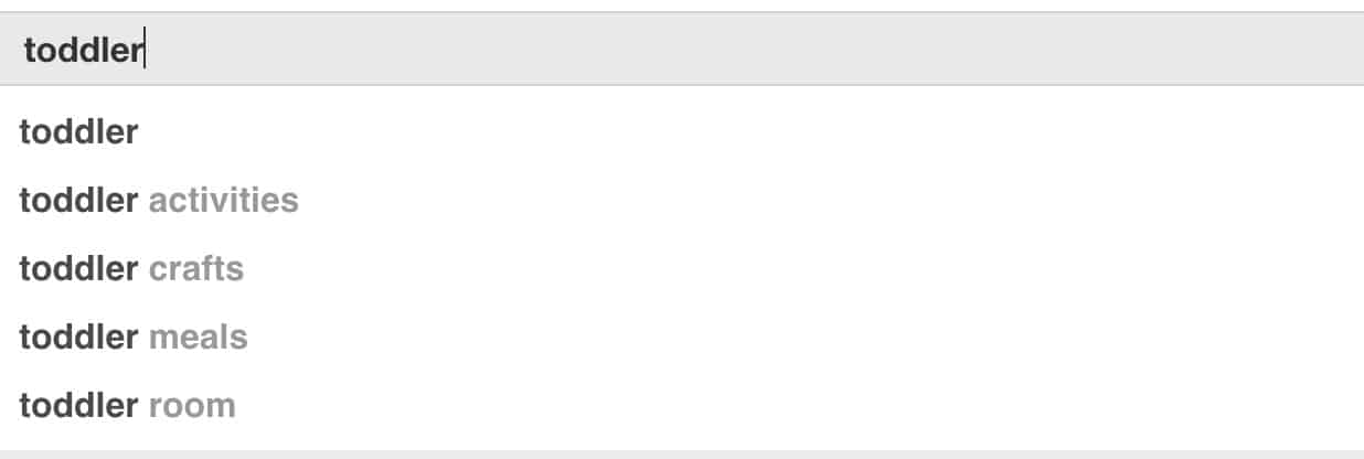 Using Pinterest Suggested Search to find content ideas