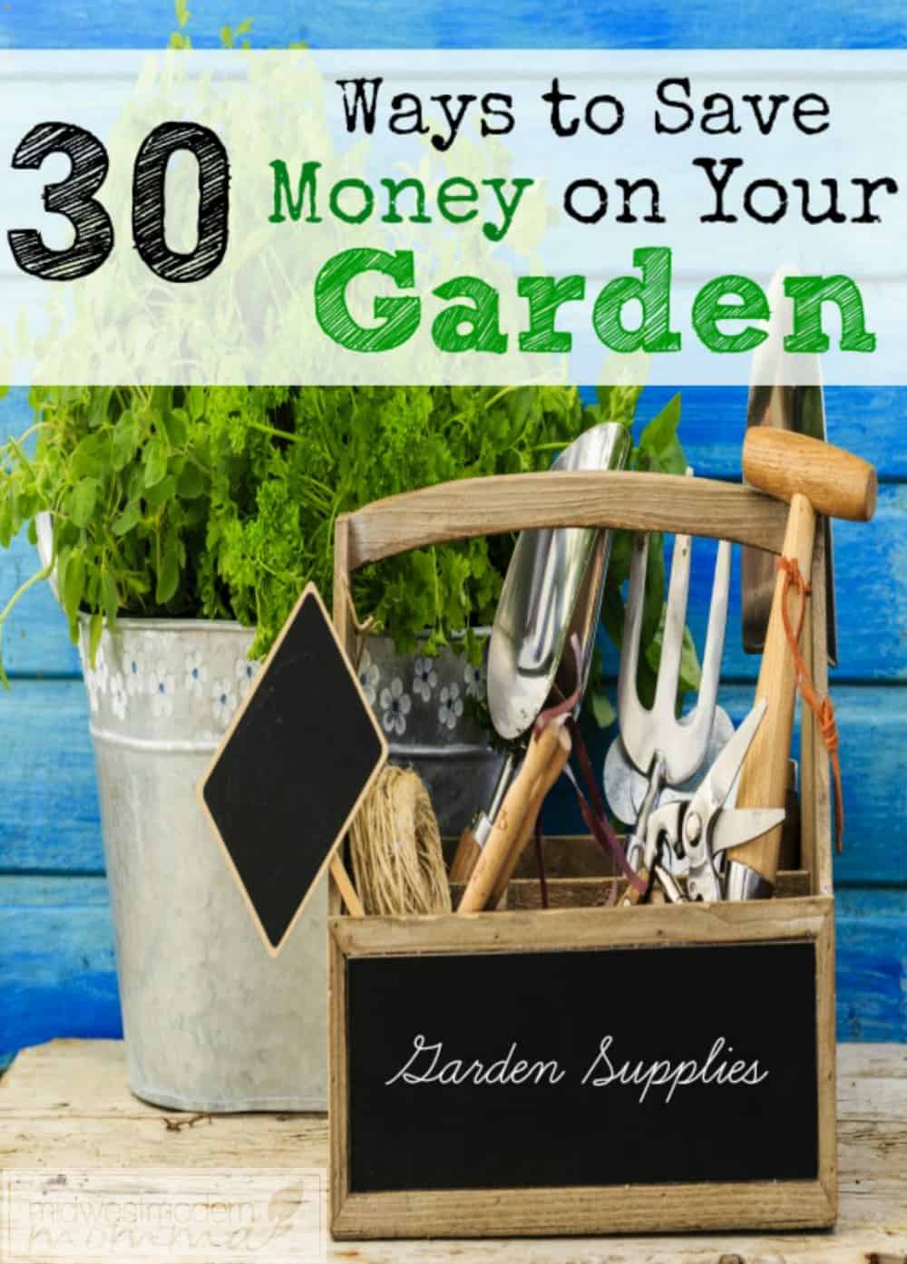 Ways To Save Money On Gardening like this list of 30 Amazing Tips are just the beginning of your savings with a budget-friendly backyard vegetable garden!
