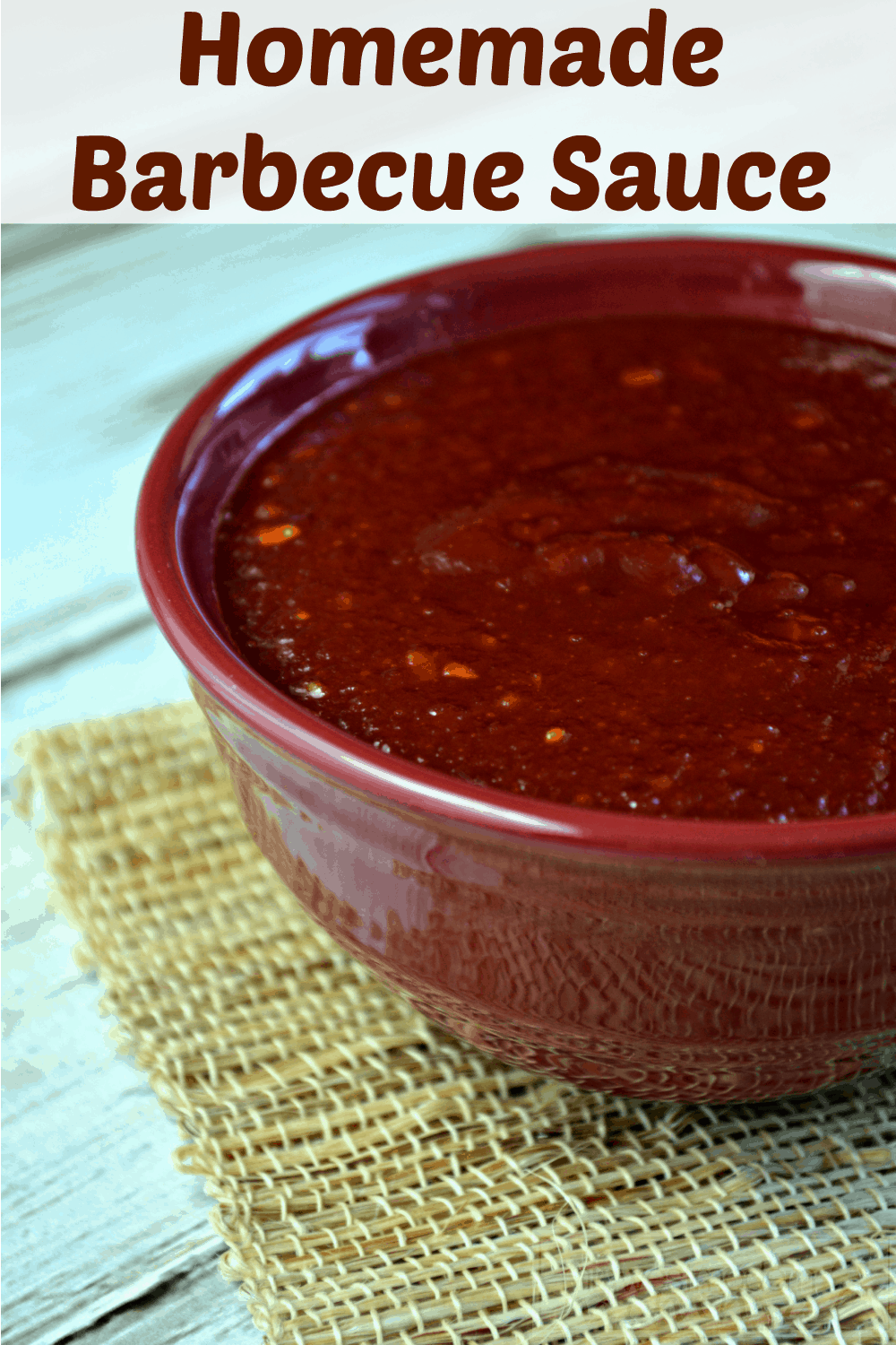 Homemade BBQ Sauce