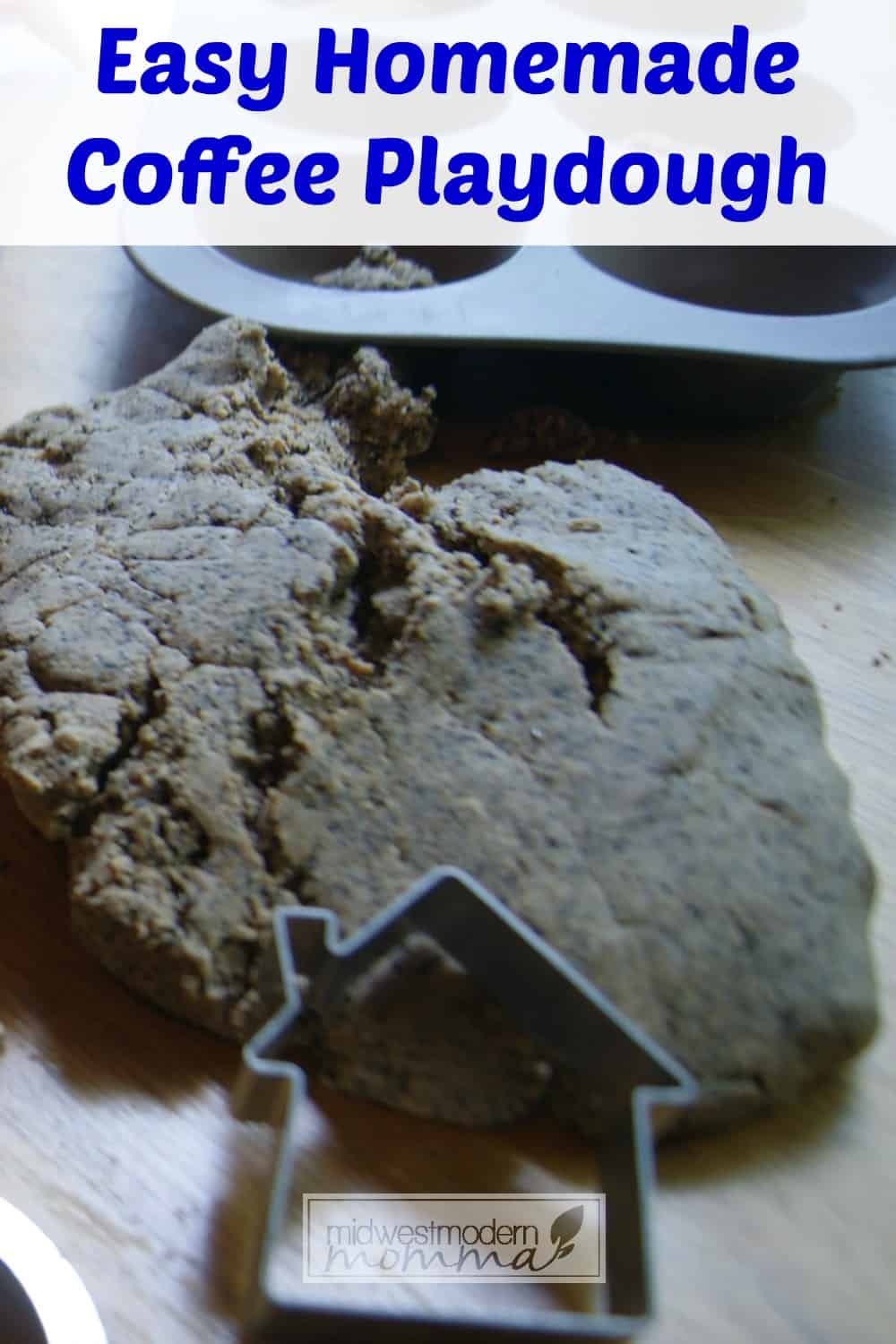 Homemade Playdough Recipe: Make our Coffee Scented Homemade Playdough Recipe as a great sensory experience for both you and your kids!