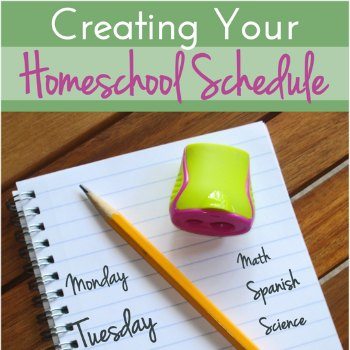 Creating Your Homeschool Schedule