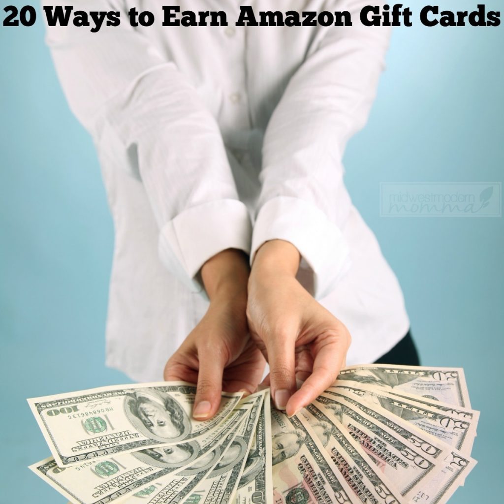 20 Ways to Earn Amazon Gift Cards for free!