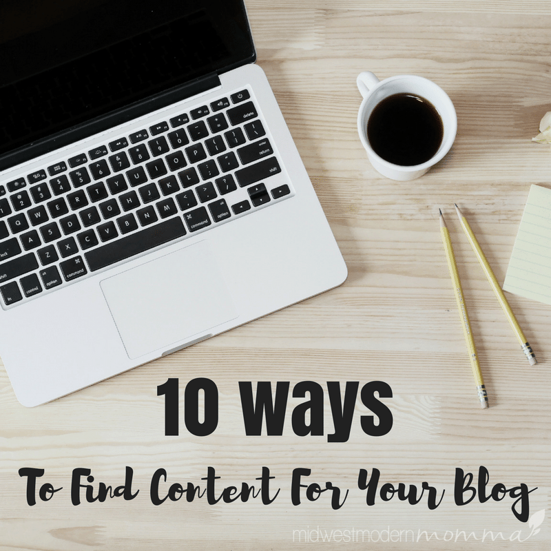 Easy Ways to Find Content for Your Blog
