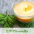 DIY Citronella Candles with Essential oils are a great addition to your porch this summer! This soy wax based candle is easy to make and works great!
