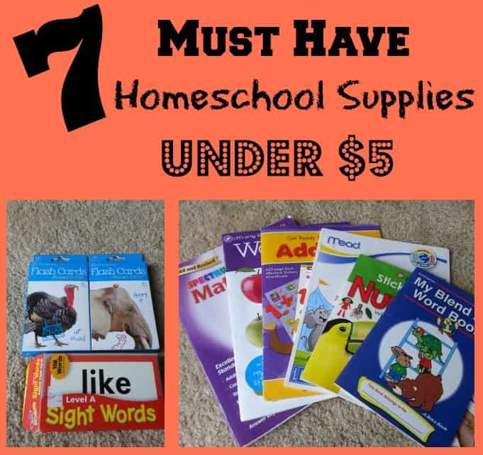 Must Have Homeschool Supplies Under $5