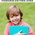 Homeschool vs Public School: Check out our tips for juggling both when you have a child in homeschool and the local public school!