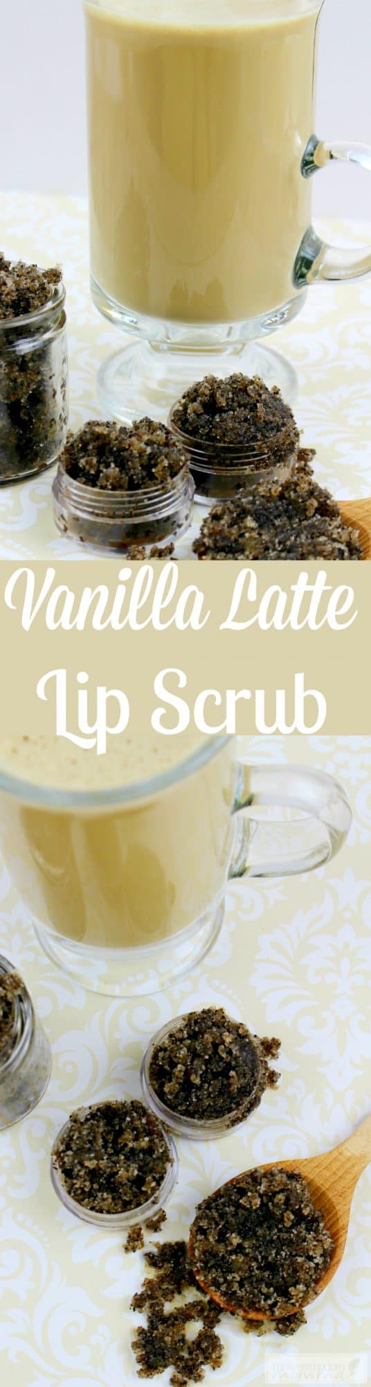 Make our Sugar Lip Scrub that has an amazing Vanilla Latte scent and flavor as a great chemical free homemade beauty product! This recipe is easy and affordable making it perfect for a teacher gift!