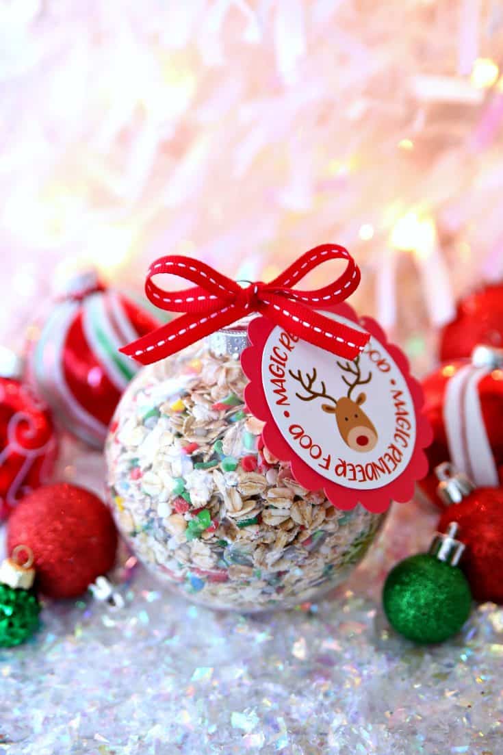 Image for Magic Reindeer Food Ornaments and Free Printable