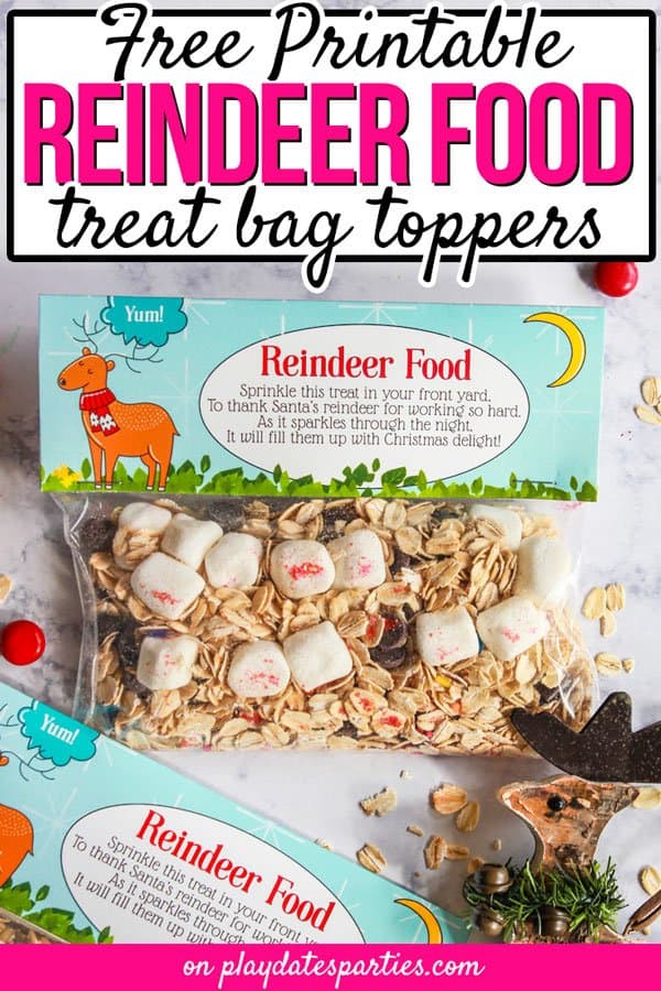 Image for The Cutest Reindeer Food Printable with Poem