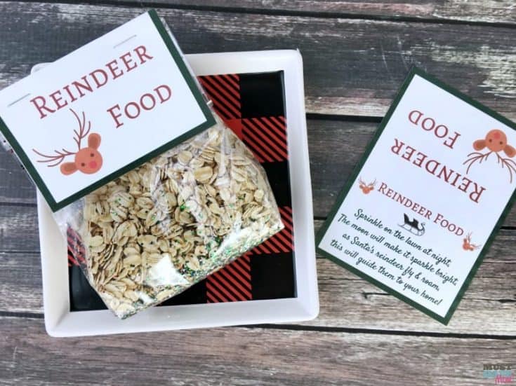 Image for Santa's Magic Reindeer Food with Free Printable Bag Topper & Poem