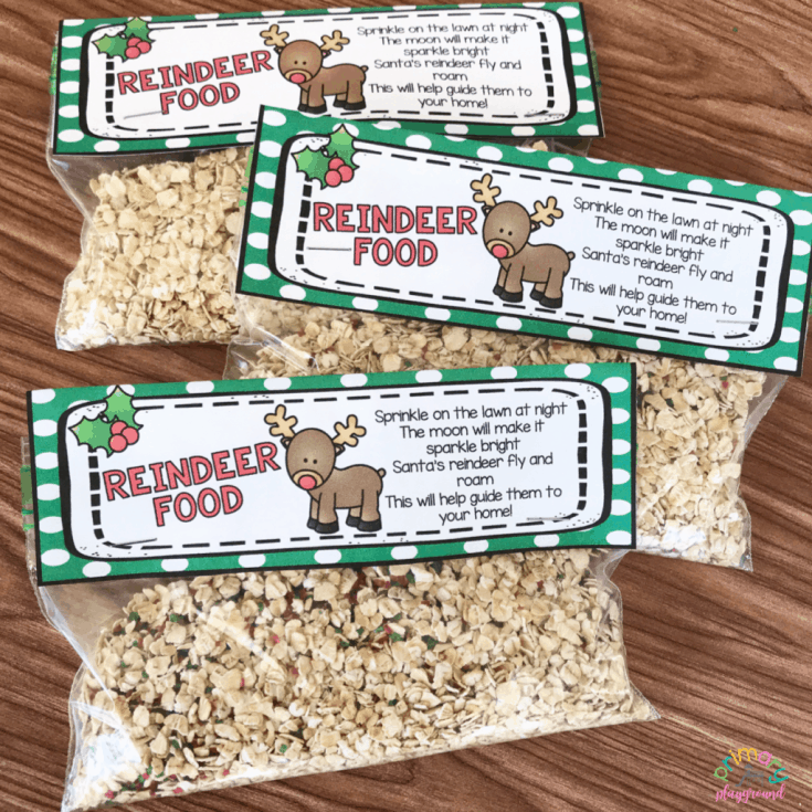 Image for Free Printable Reindeer Food Bag Topper - Primary Playground