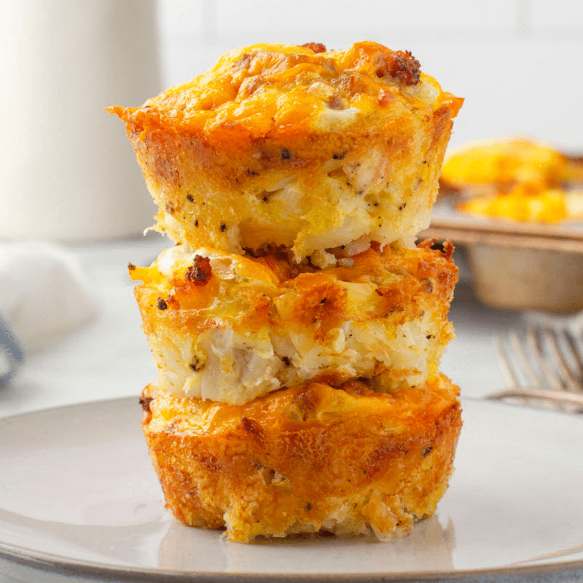 Sausage Egg Cups with Hash Browns
