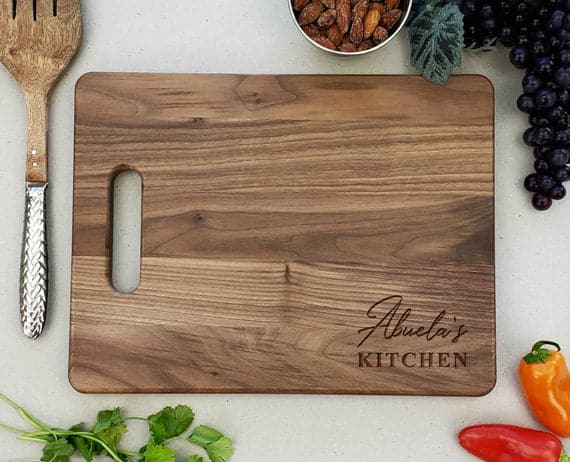 Image for Personalized Walnut Cutting Board