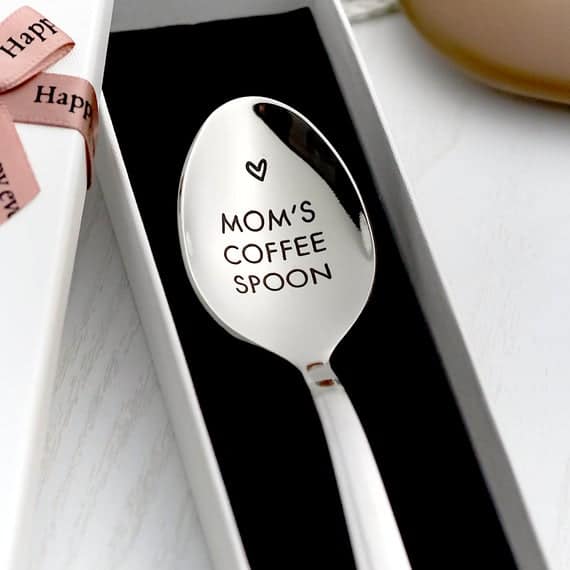Image for Personalized coffee spoon with engraved name 