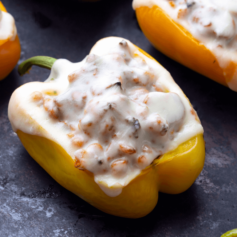Healthy Stuffed Peppers with Ground Turkey & Barley