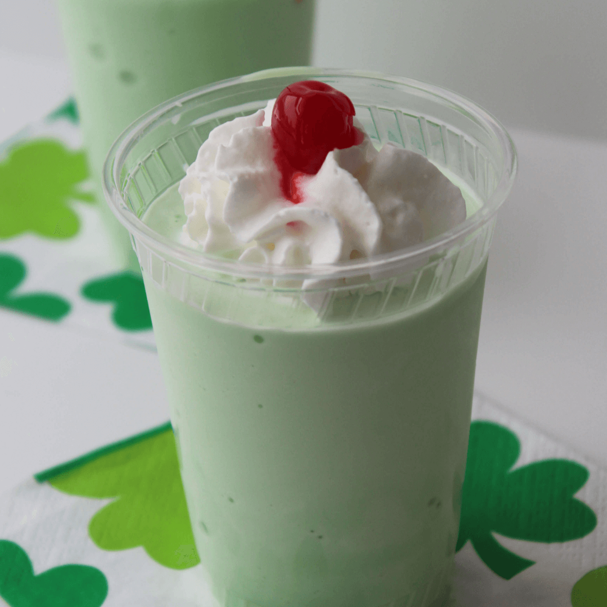 Homemade Shamrock Shake