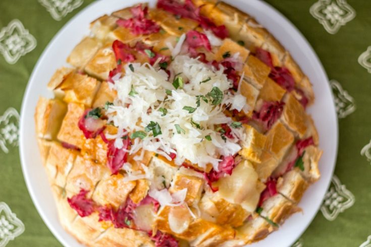 Image for Stuffed Reuben Pull-Apart Bread