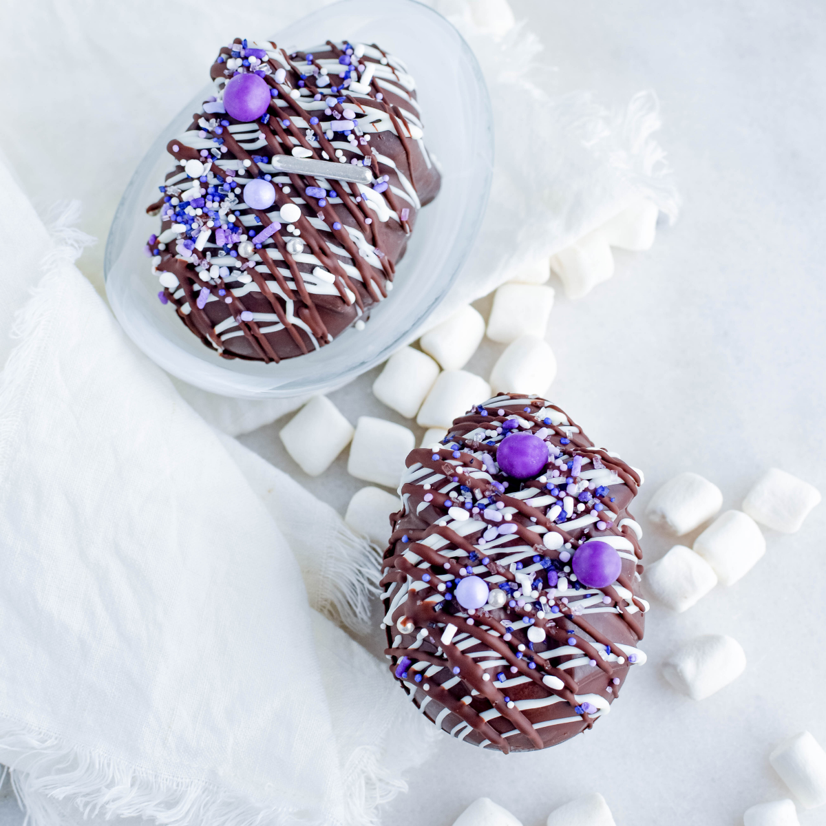 Easter Egg Hot Cocoa Bombs