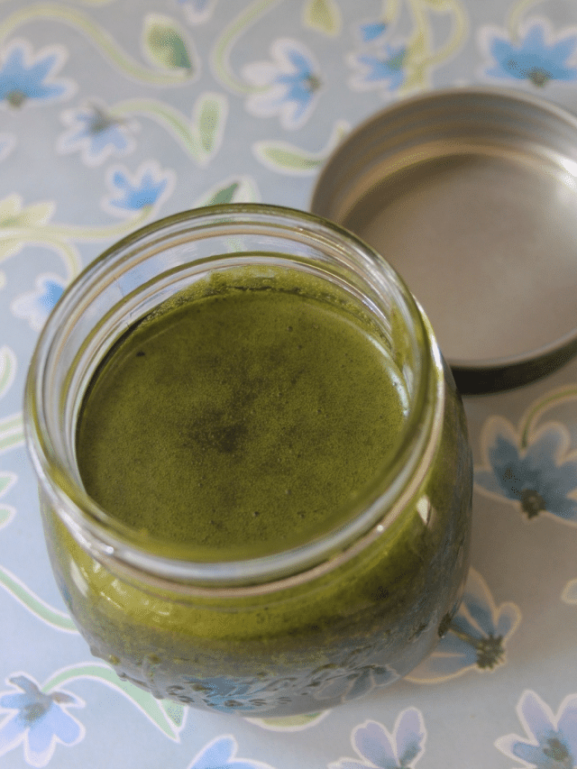 Green Tea & Peppermint Sugar Scrub Recipe